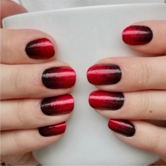 *Retired* Color Street: Bloody Gorgeous | Halloween Goth Red Black Glitter - Picture 12 of 16